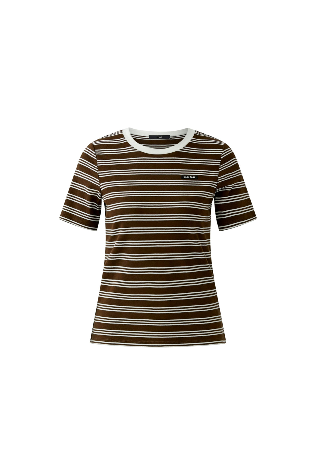 T-Shirt, dk brown offwhite 0871 Bild 1