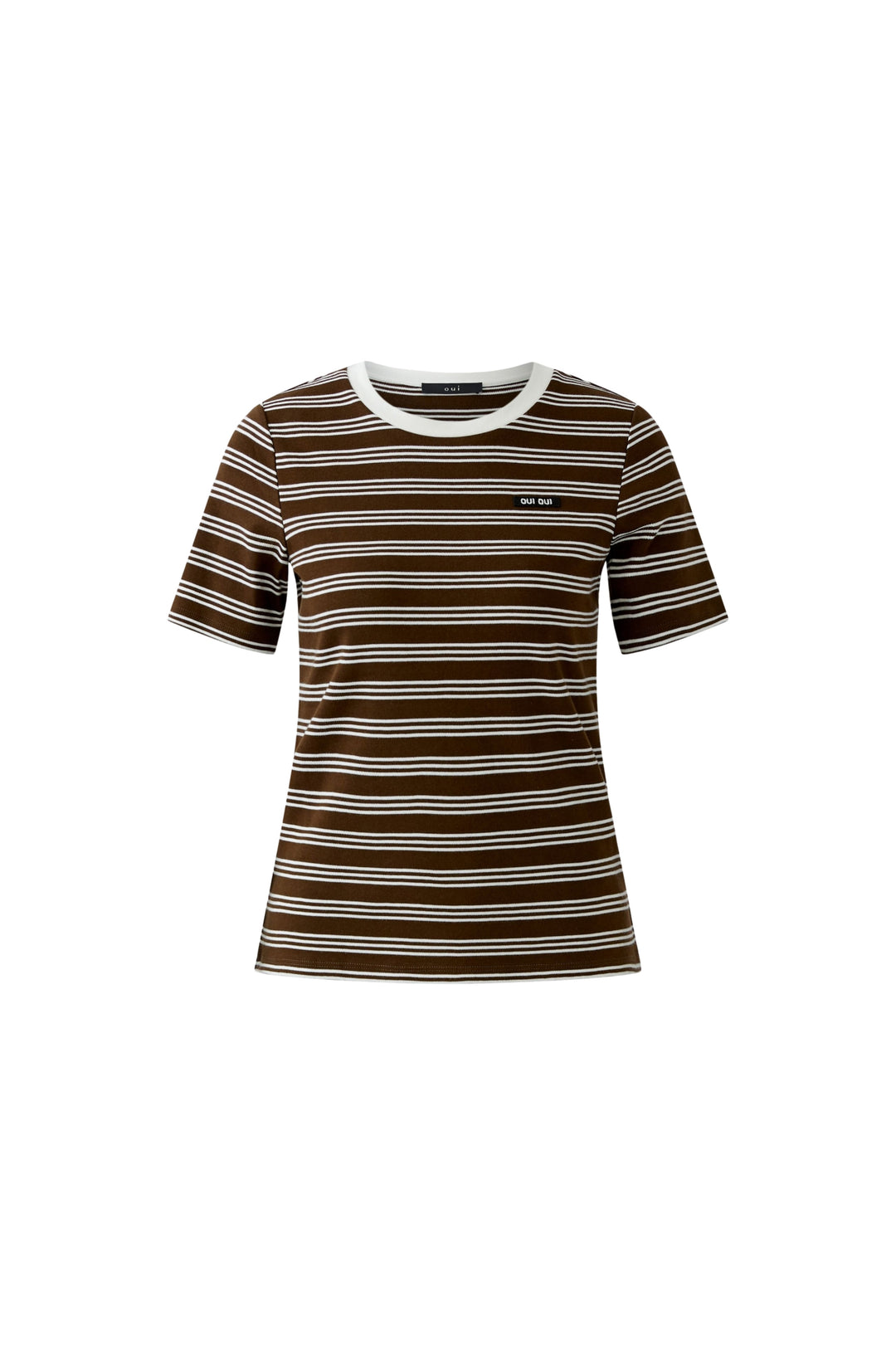 T-Shirt, dk brown offwhite 0871 Bild 1