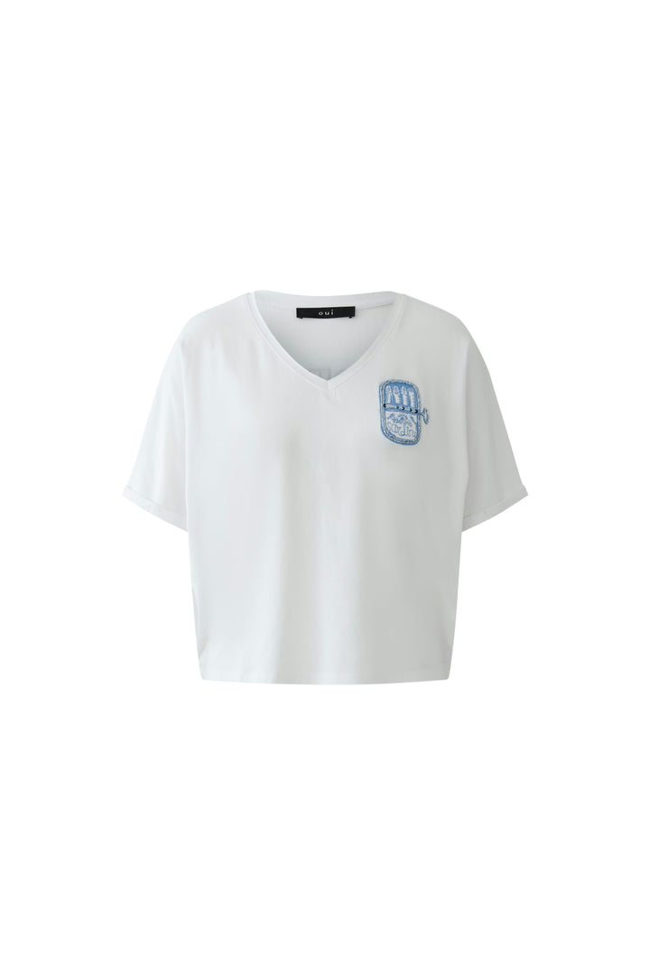 T-Shirt, optic white 1002 Bild 6
