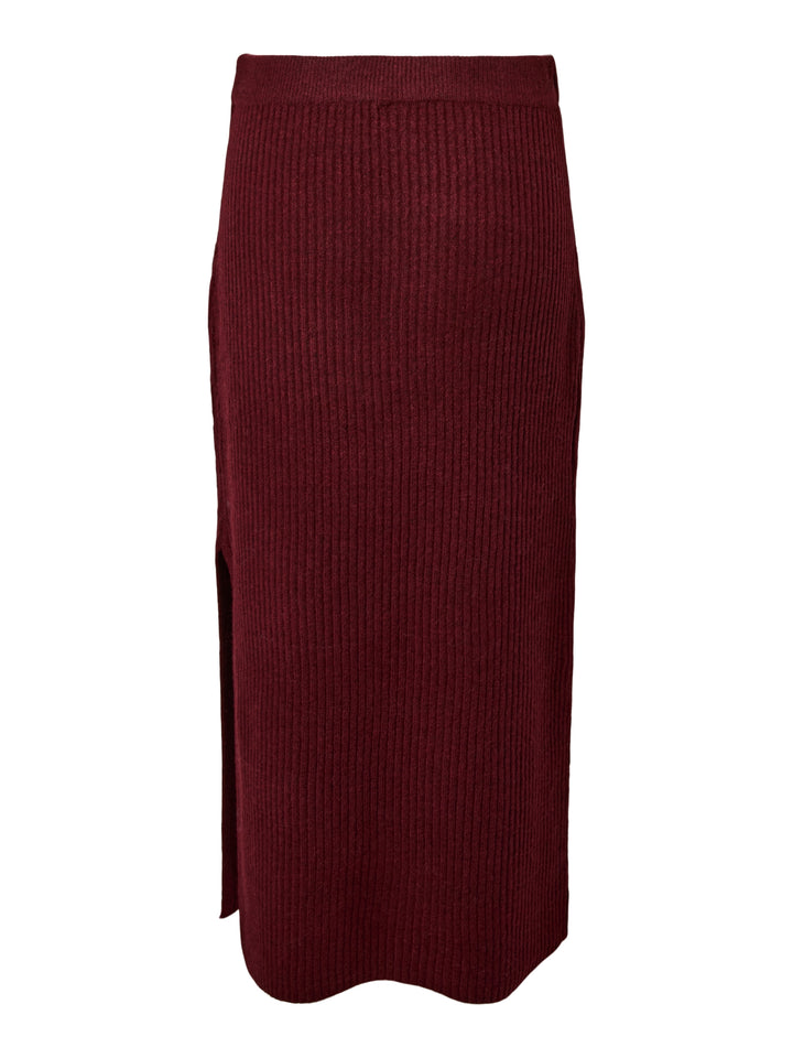 PCAVA ANK PENCIL KNIT SKIRT, Winetasting 190650 Bild 2