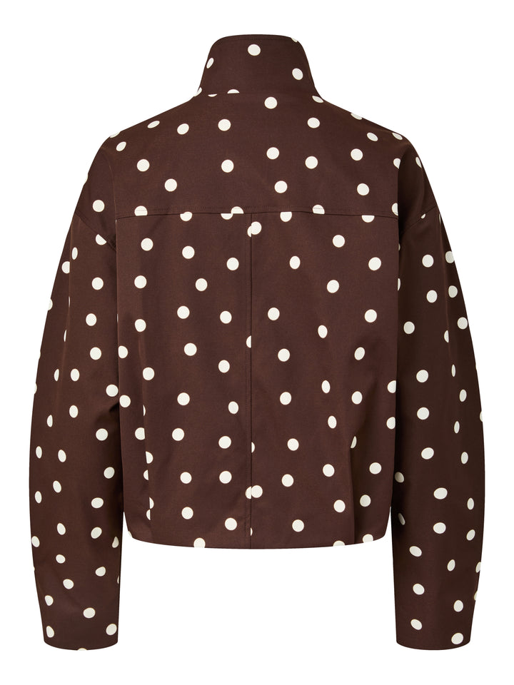 PCELISABETH BOMBER JACKET, Chicory Coffee/Cloud dancer 276535001 Bild 2