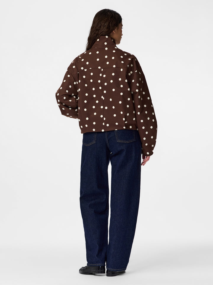 PCELISABETH BOMBER JACKET, Chicory Coffee/Cloud dancer 276535001 Bild 4