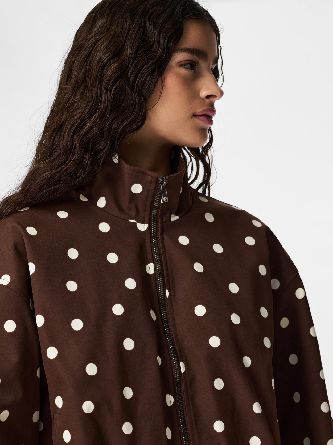 PCELISABETH BOMBER JACKET, Chicory Coffee/Cloud dancer 276535001 Bild 7