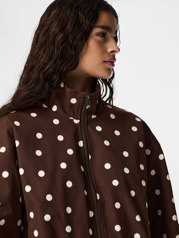 PCELISABETH BOMBER JACKET, Chicory Coffee/Cloud dancer 276535001 Bild 7