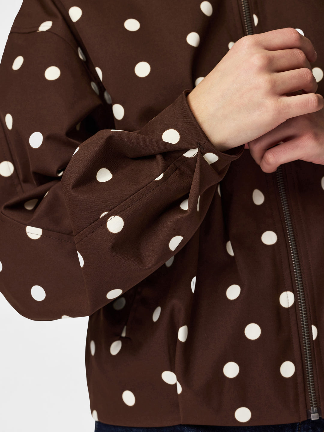 PCELISABETH BOMBER JACKET, Chicory Coffee/Cloud dancer 276535001 Bild 8