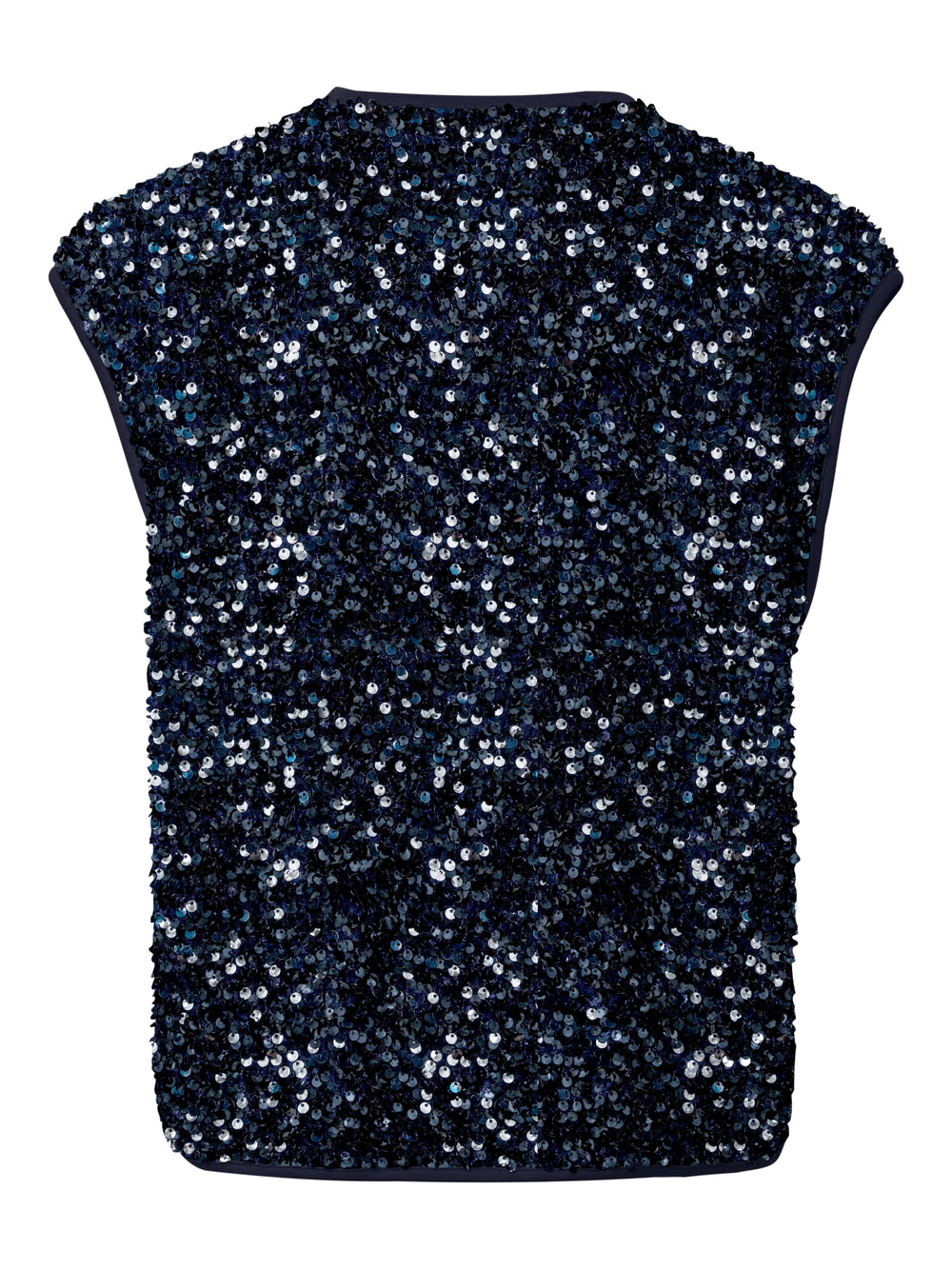 PCKAMMY KATTY SEQUIN VEST BC, Maritime Blue 217810 Bild 2