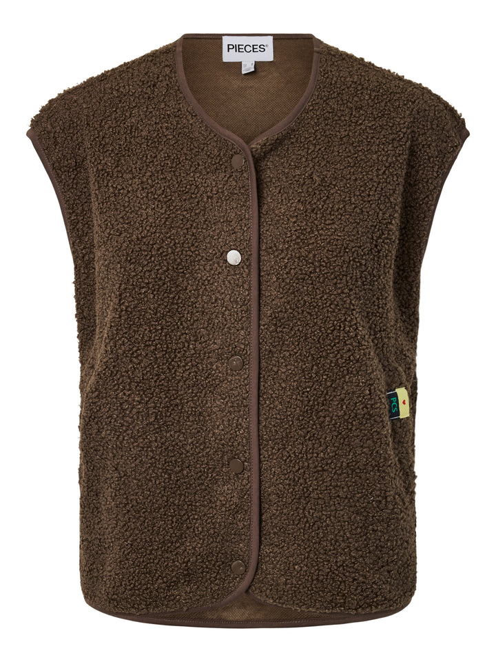 PCKATTY TEDDY VEST NOOS BC, Morel 294398 Bild 1