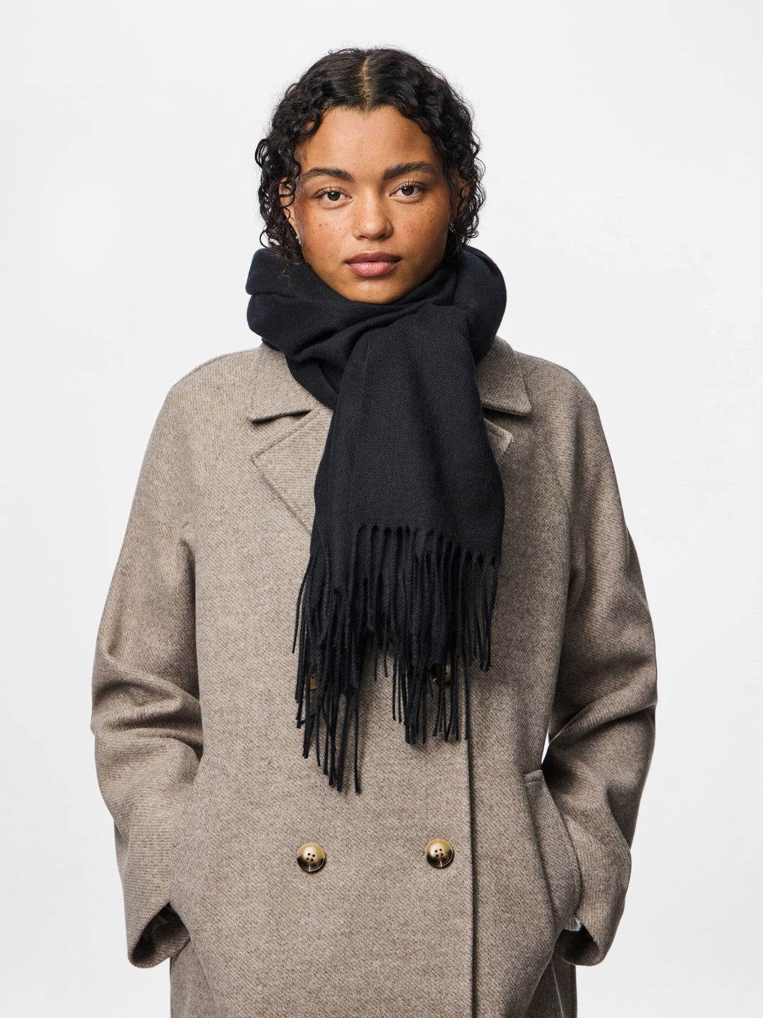 PCNOAH LONG SCARF NOOS BC, Black 179276 Bild 2