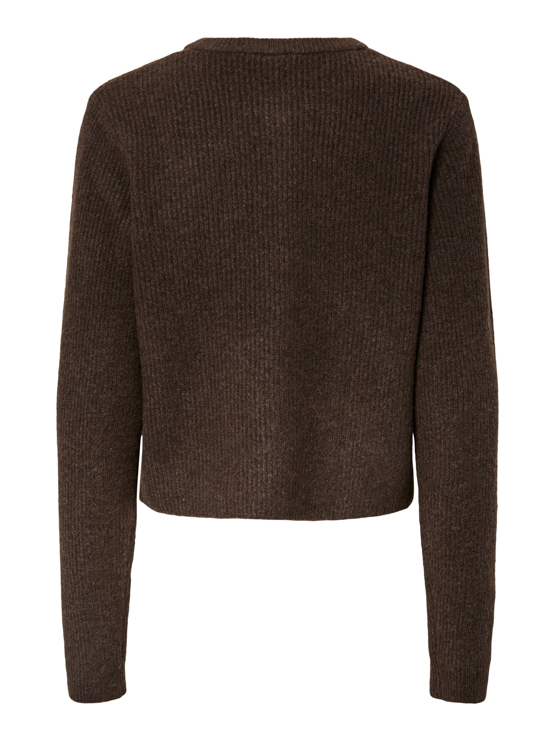 PCSILLY LS O-NECK KNIT CARDIGAN NOO, Hot Fudge/MELANGE 302664001 Bild 2