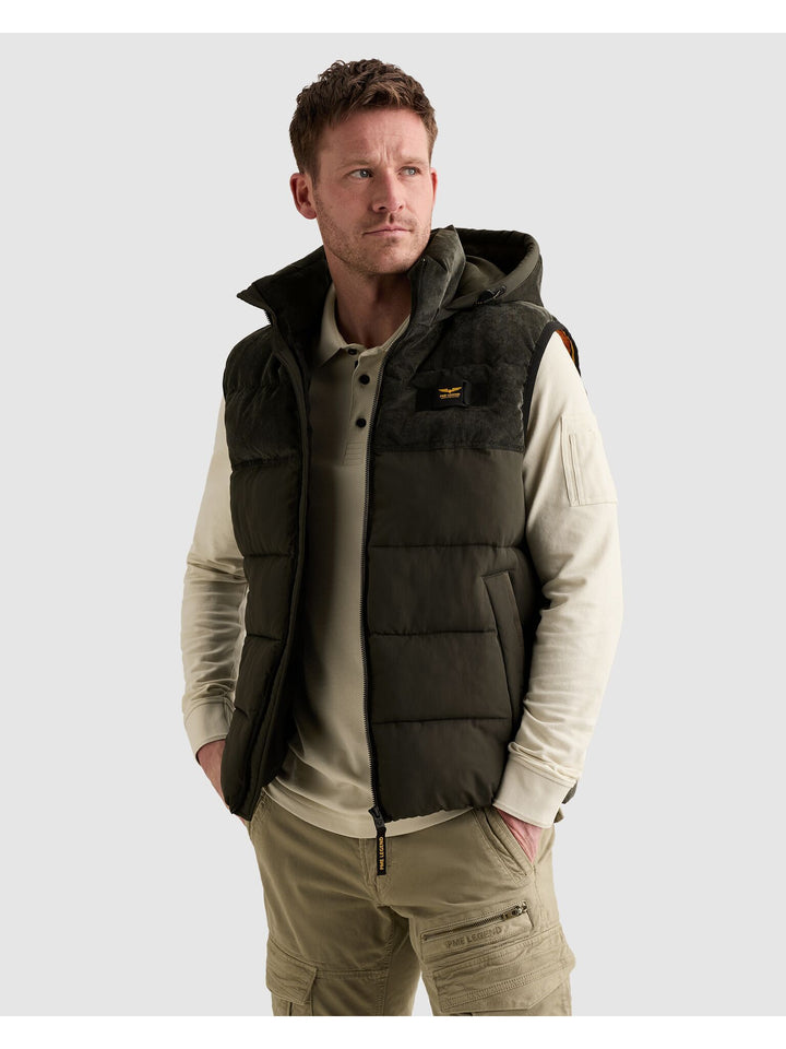 Bodywarmer GOBBLER BW Mix fabric, Beluga 8039 Bild 3