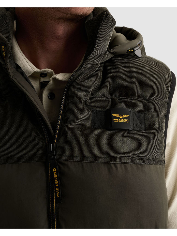 Bodywarmer GOBBLER BW Mix fabric, Beluga 8039 Bild 6