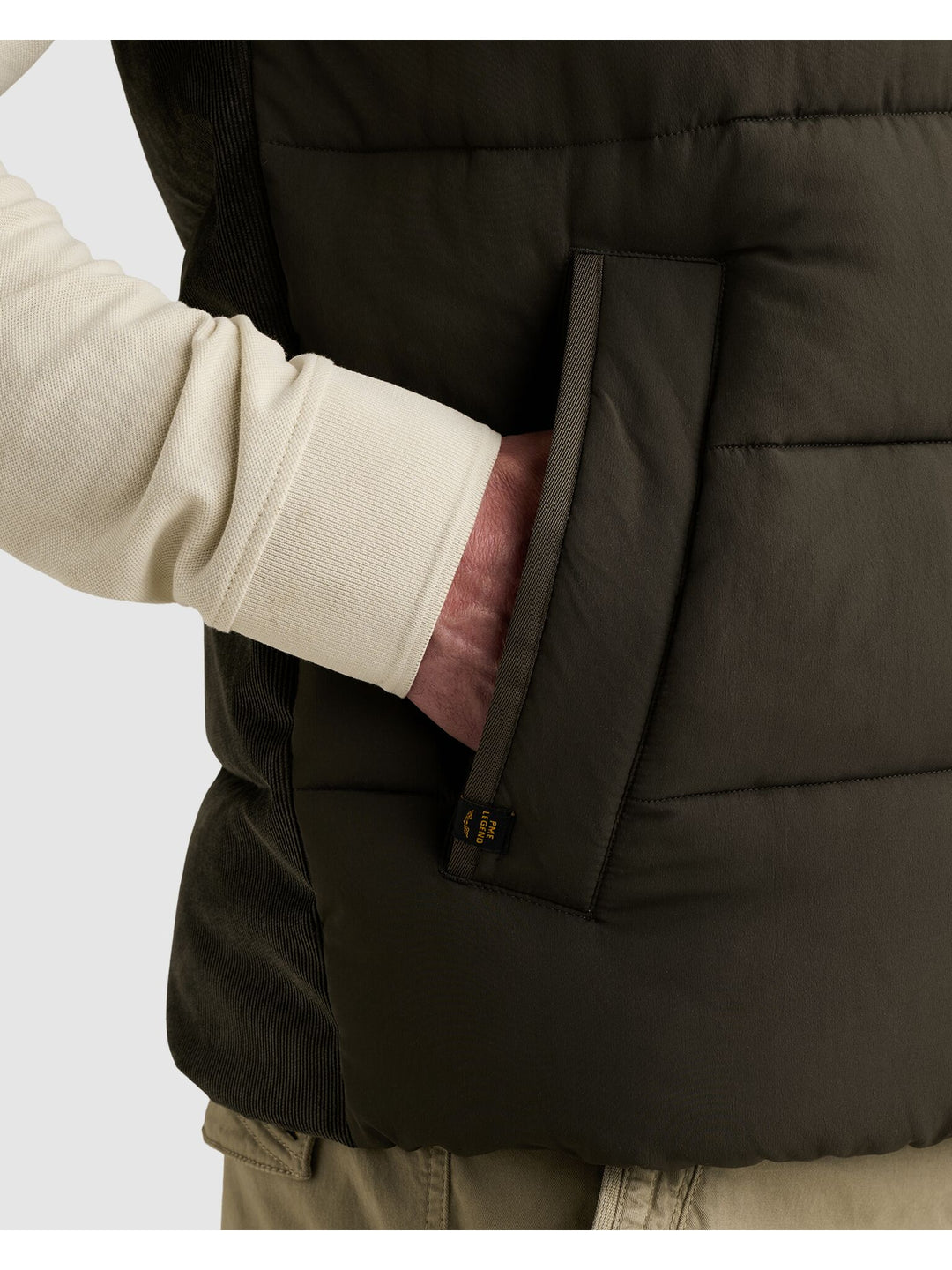 Bodywarmer GOBBLER BW Mix fabric, Beluga 8039 Bild 8