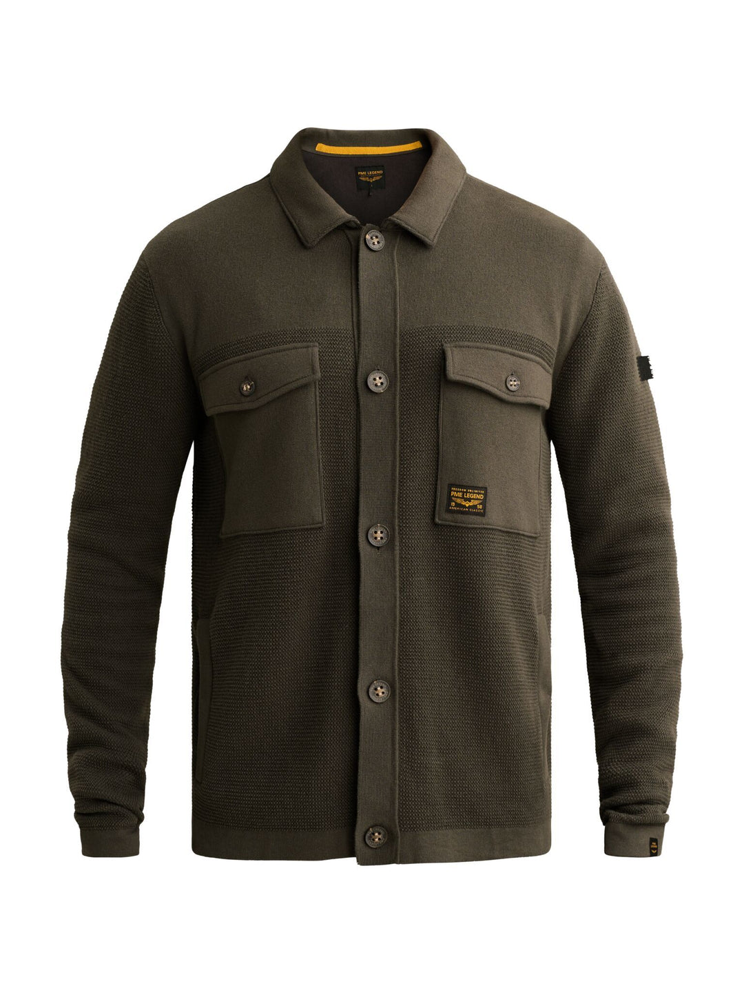 Button jacket cotton structure mix, Beluga 8039 Bild 1