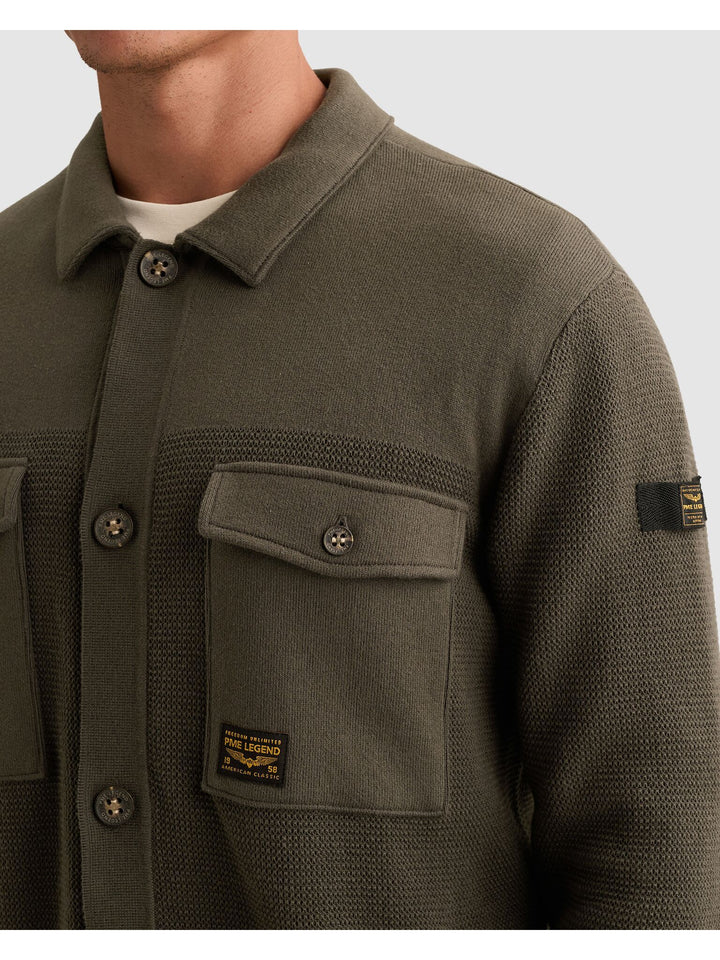 Button jacket cotton structure mix, Beluga 8039 Bild 8