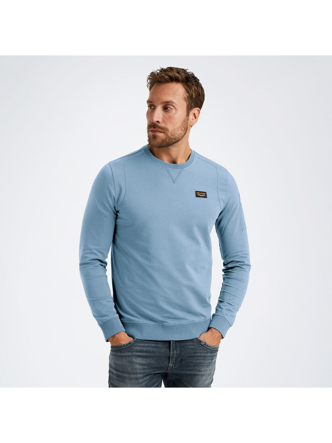 Crewneck American Classic, Airy Blue 5326 Bild 4
