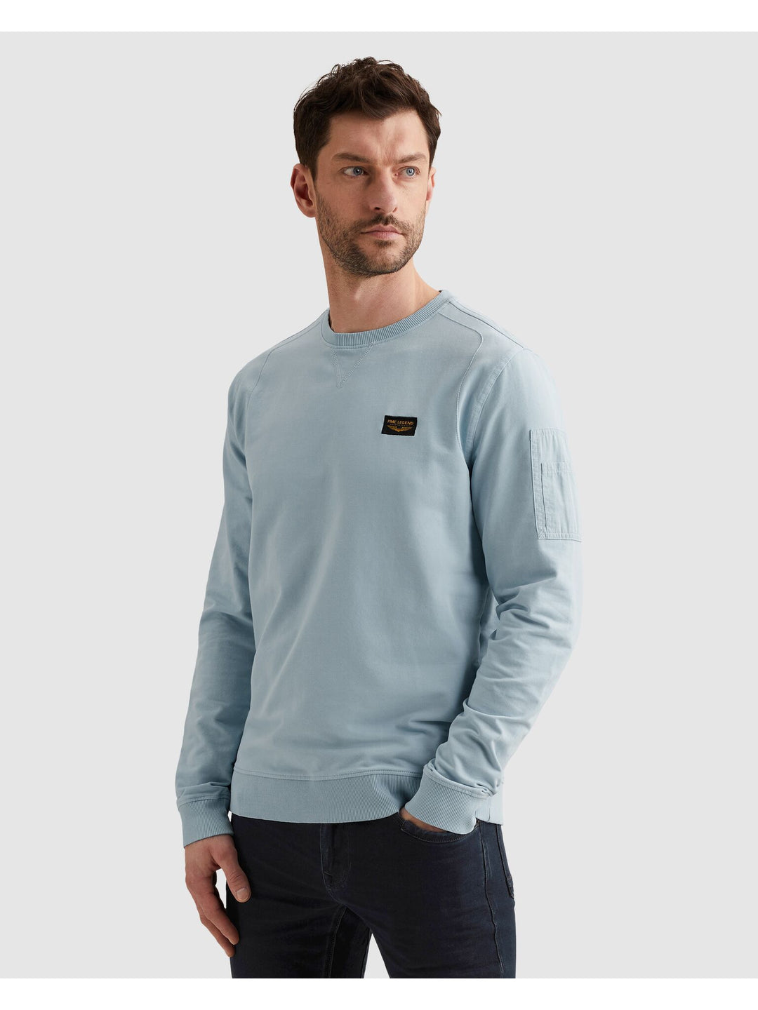 Crewneck American Classic, Airy Blue 5326 Bild 6