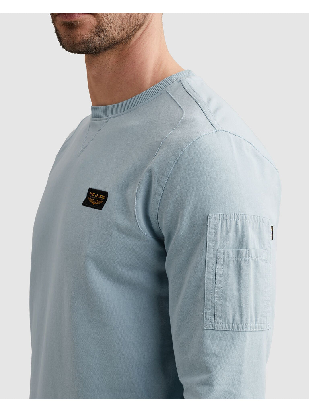 Crewneck American Classic, Airy Blue 5326 Bild 9