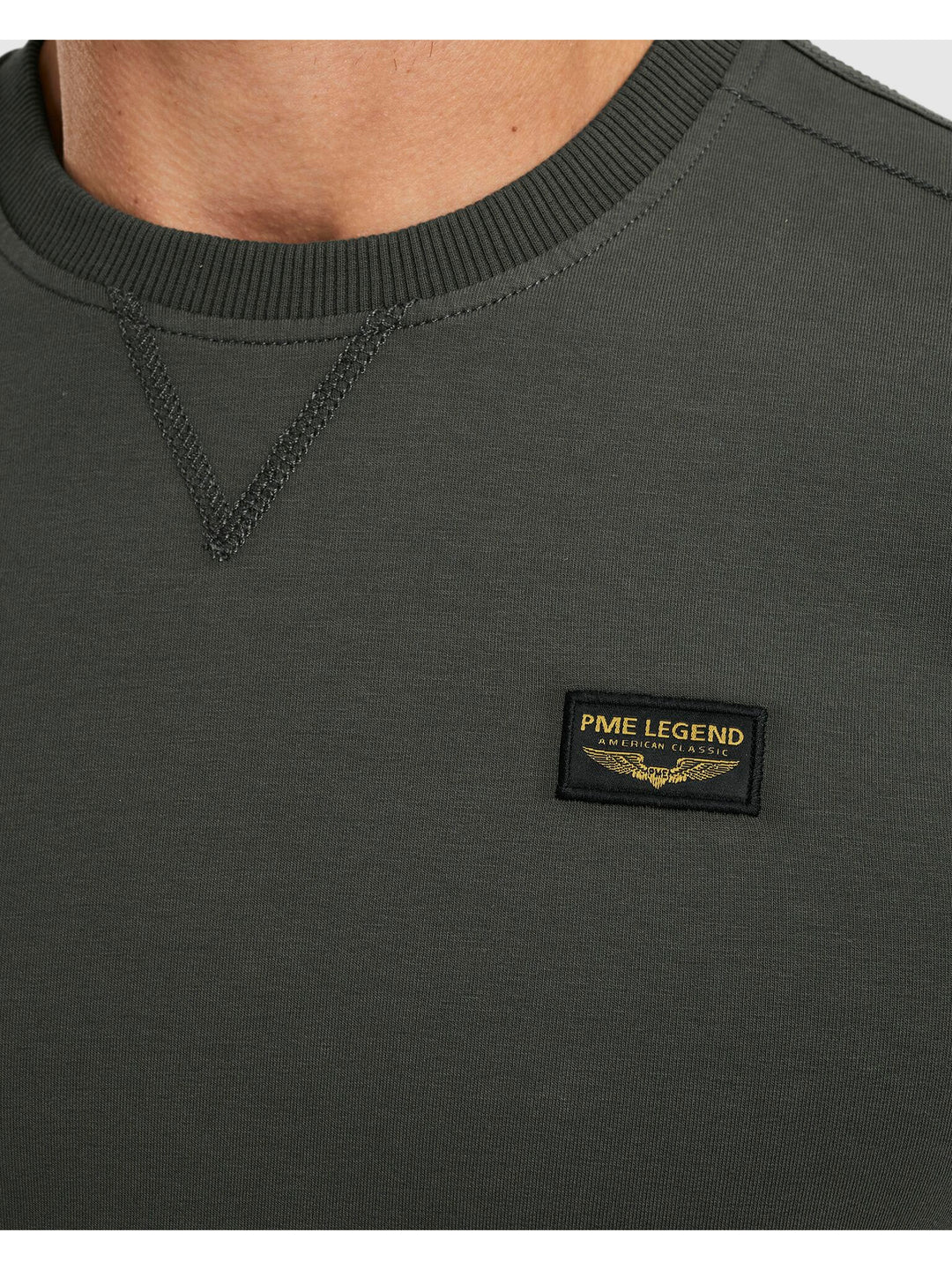 Crewneck American Classic, Beluga 8039 Bild 9