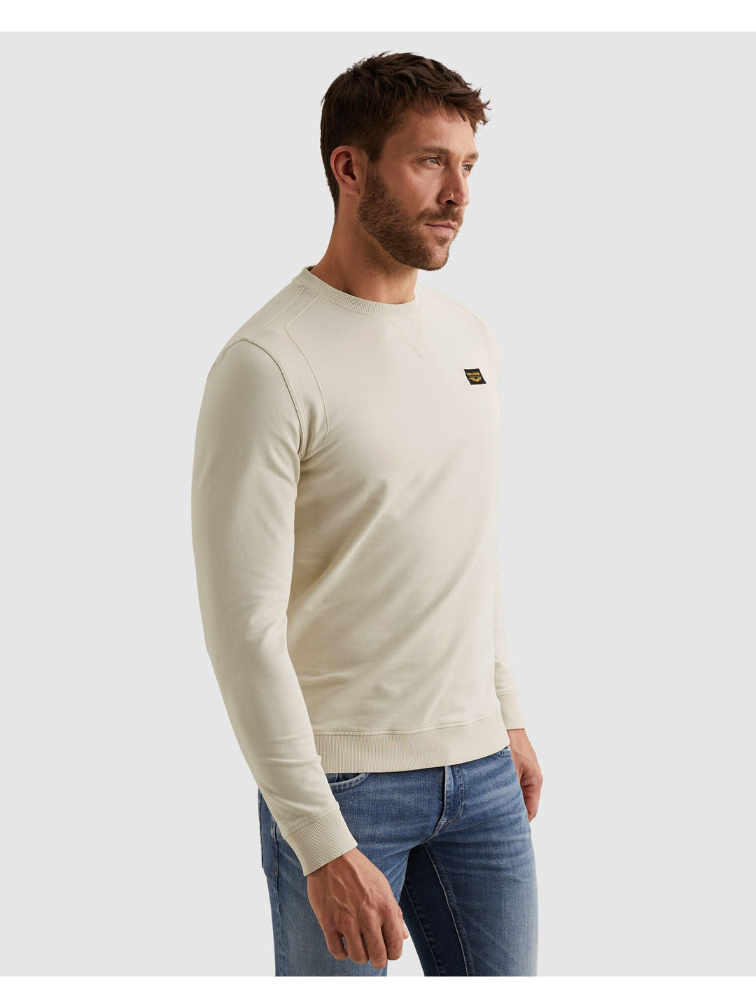 Crewneck American Classic, Bone White 7013 Bild 3