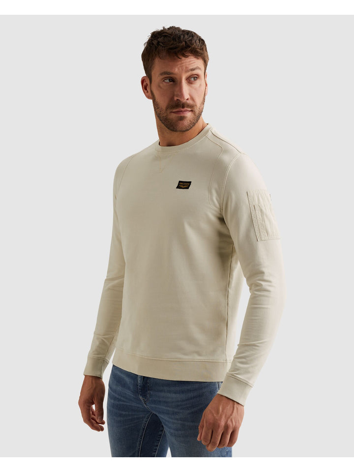 Crewneck American Classic, Bone White 7013 Bild 4