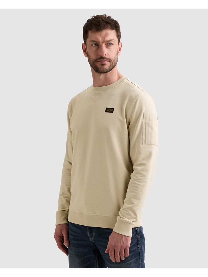 Crewneck American Classic, Bone White 7013 Bild 3