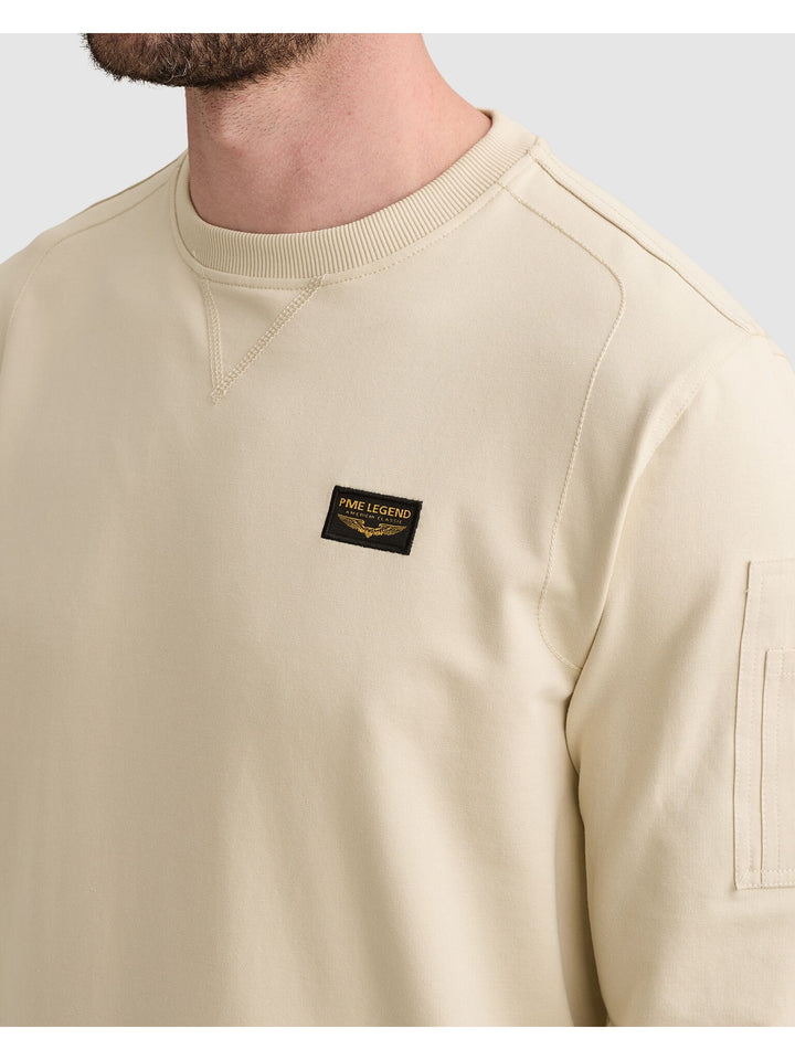 Crewneck American Classic, Bone White 7013 Bild 6