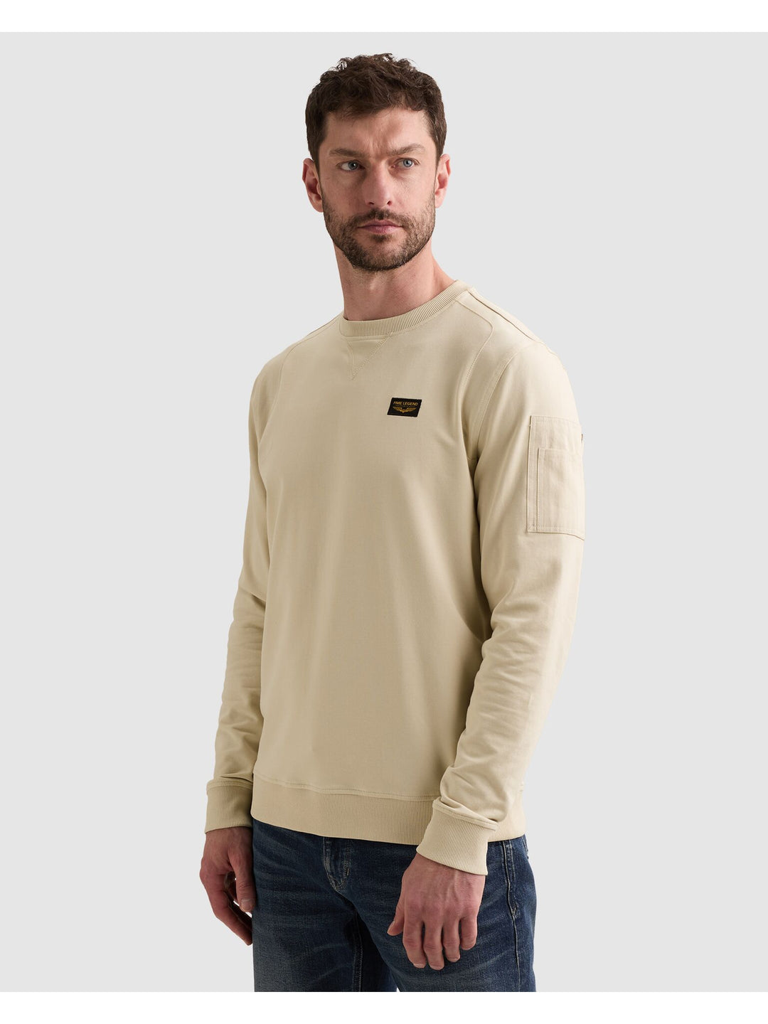 Crewneck American Classic, Bone White 7013 Bild 9