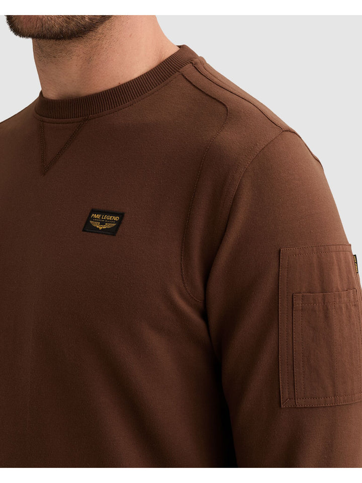 Crewneck American Classic, Cappuccino 8168 Bild 12
