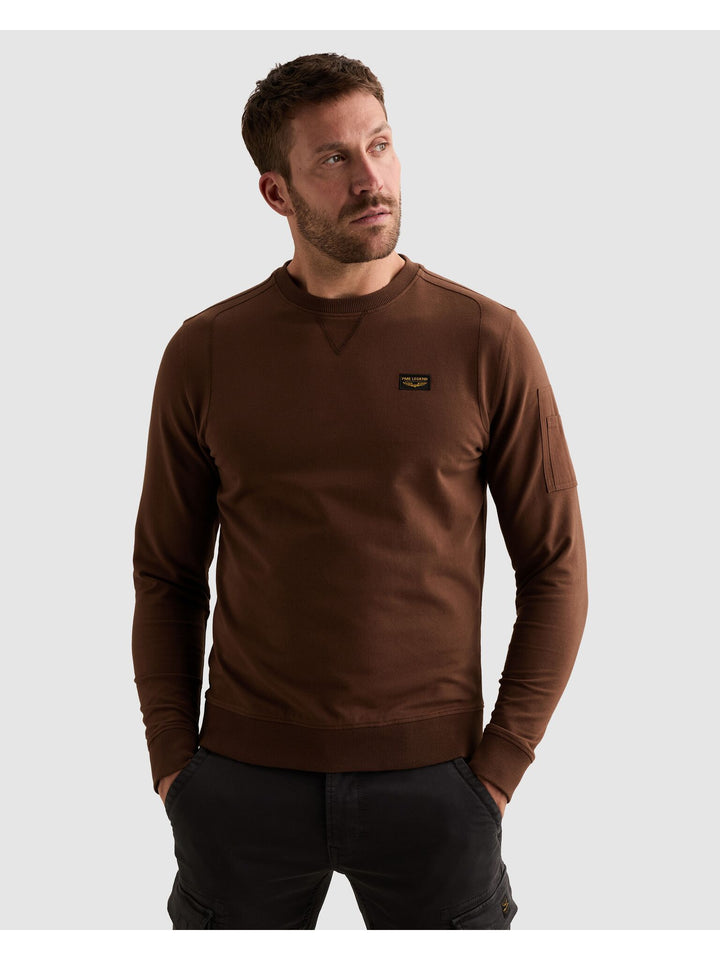 Crewneck American Classic, Cappuccino 8168 Bild 3