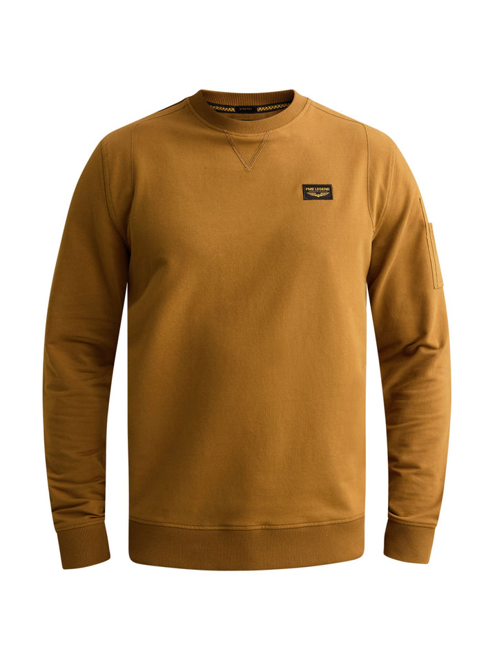 Crewneck American Classic, Golden Brown 8187 Bild 1