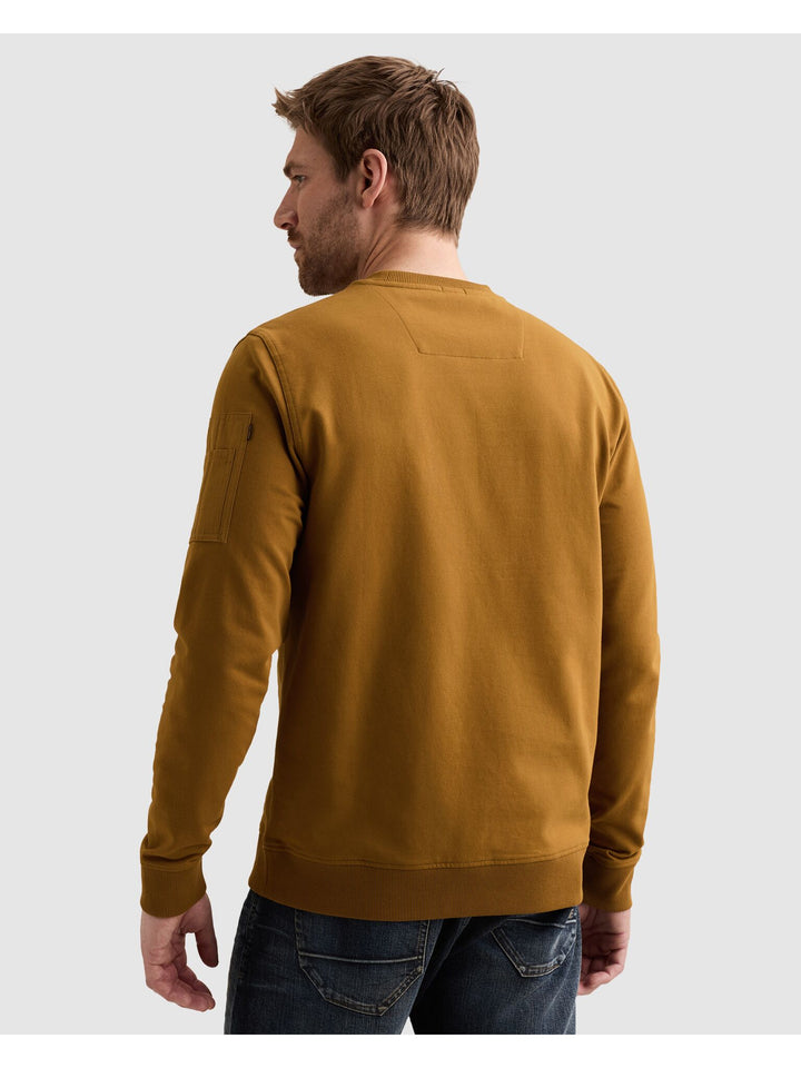 Crewneck American Classic, Golden Brown 8187 Bild 4