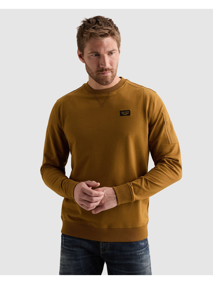 Crewneck American Classic, Golden Brown 8187 Bild 9