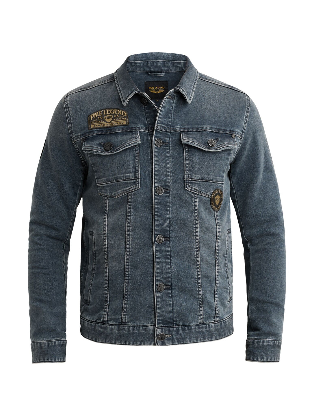DENIM JACKET GREYBLUE SWEAT DENIM, Green Stone Denim GSD Bild 1