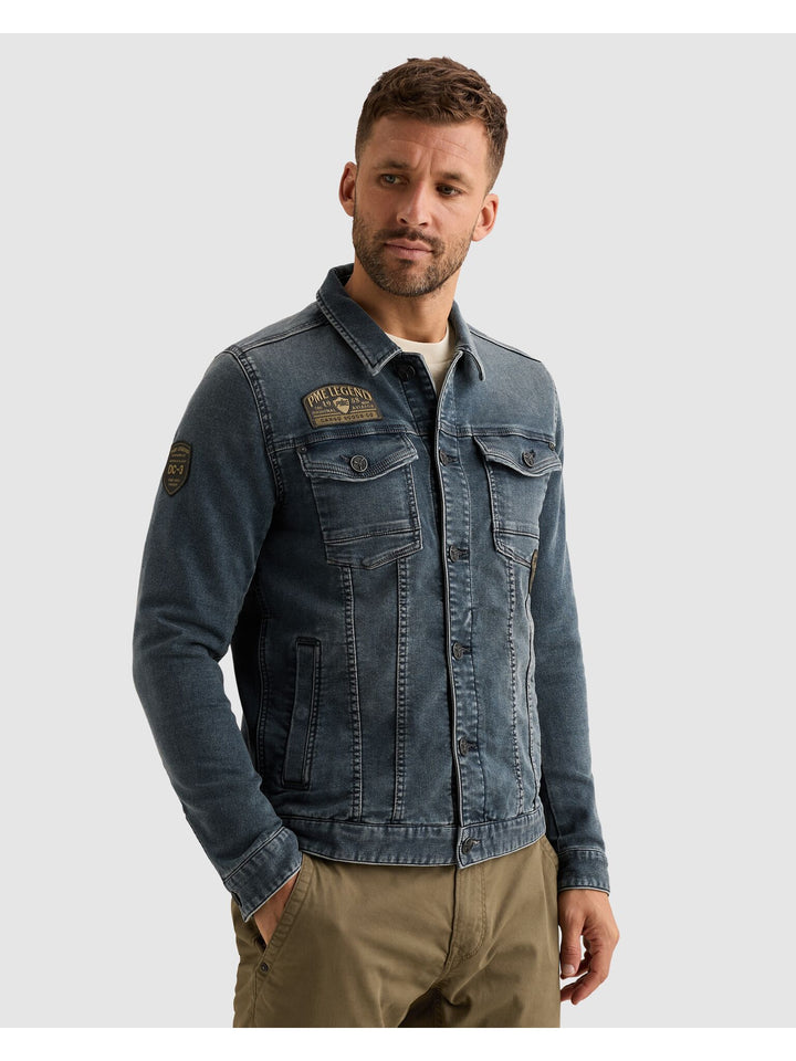 DENIM JACKET GREYBLUE SWEAT DENIM, Green Stone Denim GSD Bild 6