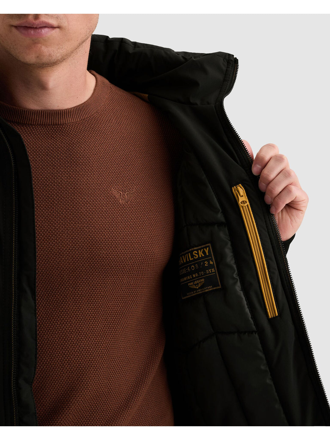 Flight jacket HAVIL-SKY Mach 6, Jet Black 9067 Bild 10