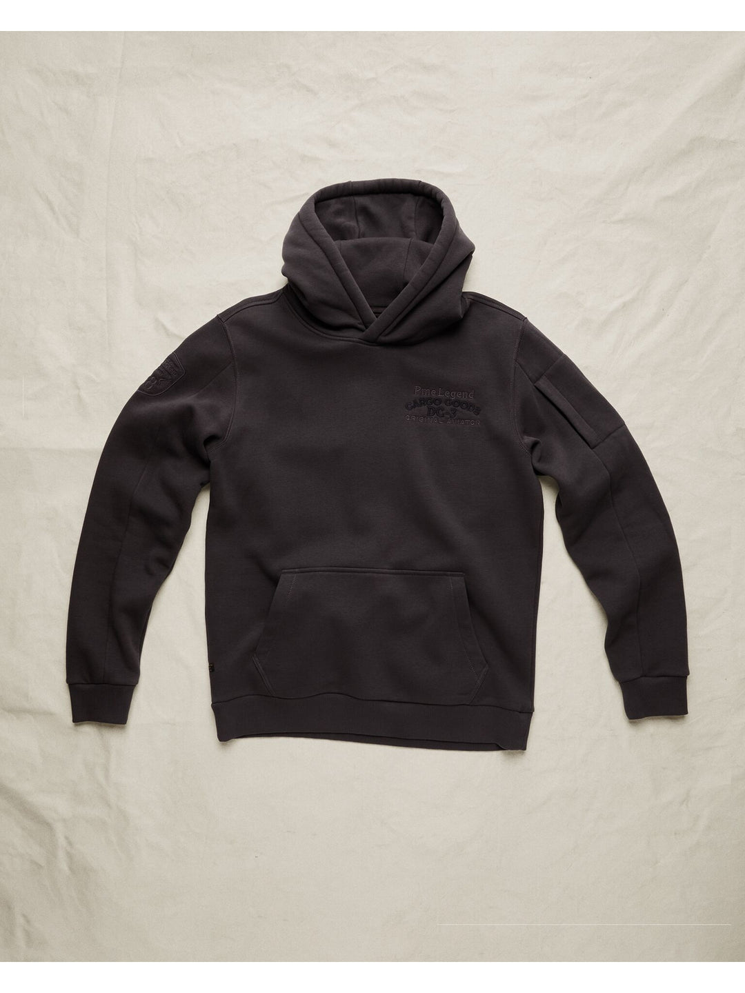 Hooded 3t cross fleece, Obsidian 9140 Bild 12
