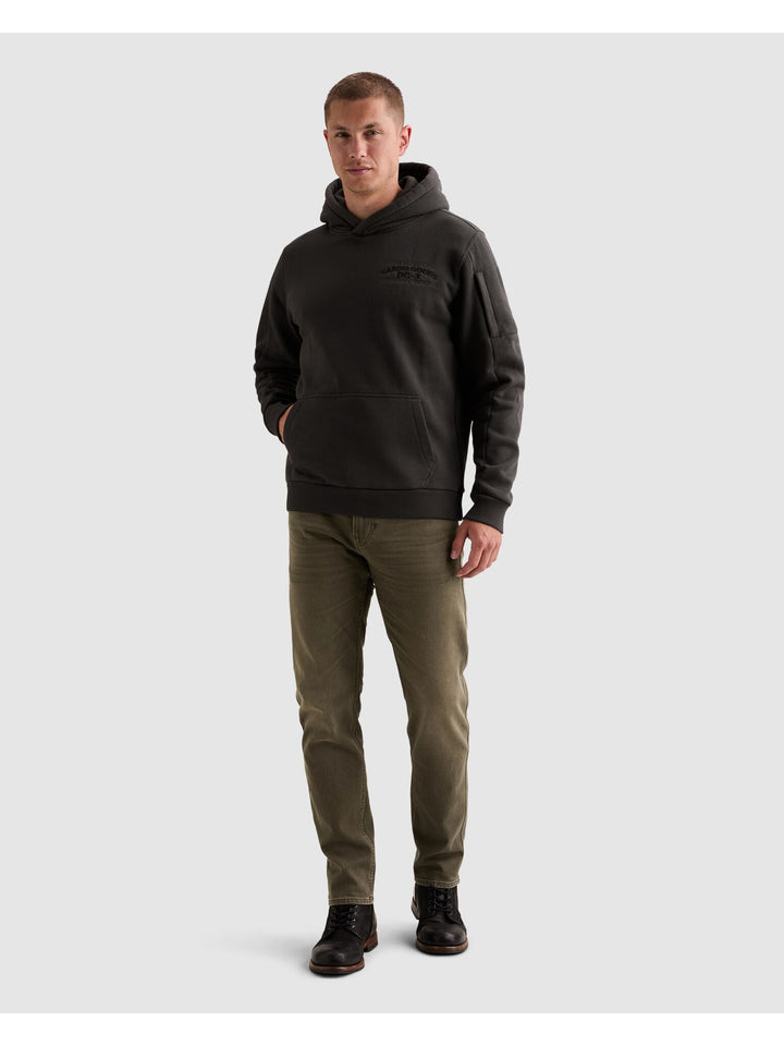 Hooded 3t cross fleece, Obsidian 9140 Bild 5