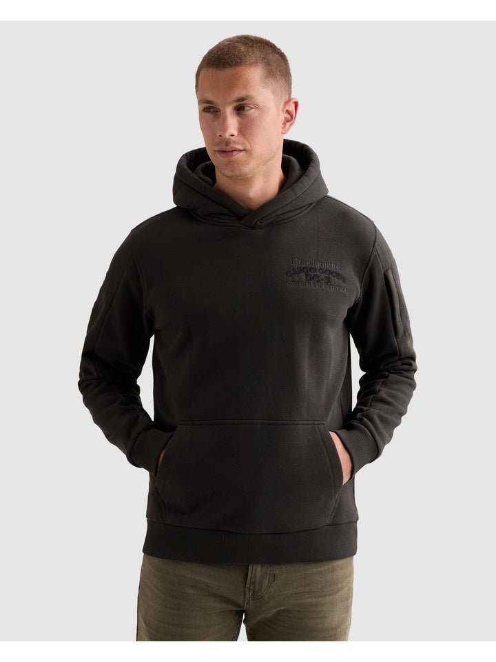 Hooded 3t cross fleece, Obsidian 9140 Bild 9