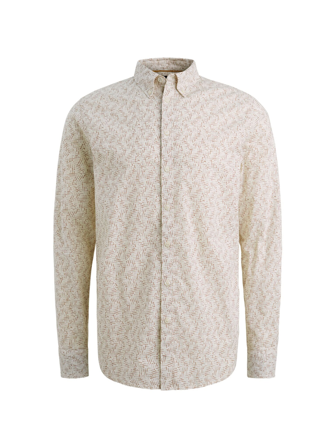 LONG SLEEVE SHIRT Aop On Ctn Slub, Bone White 7013 Bild 1