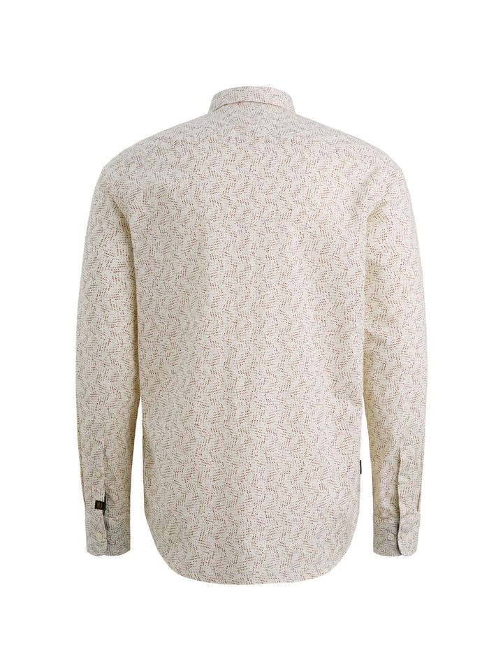LONG SLEEVE SHIRT Aop On Ctn Slub, Bone White 7013 Bild 2