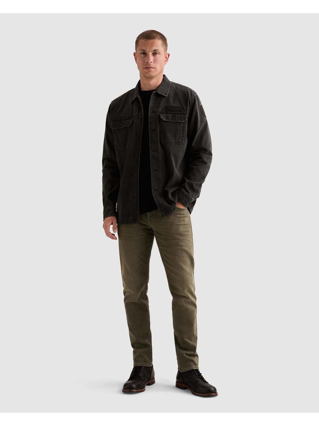 Long sleeve shirt Bedford, Obsidian 9140 Bild 12