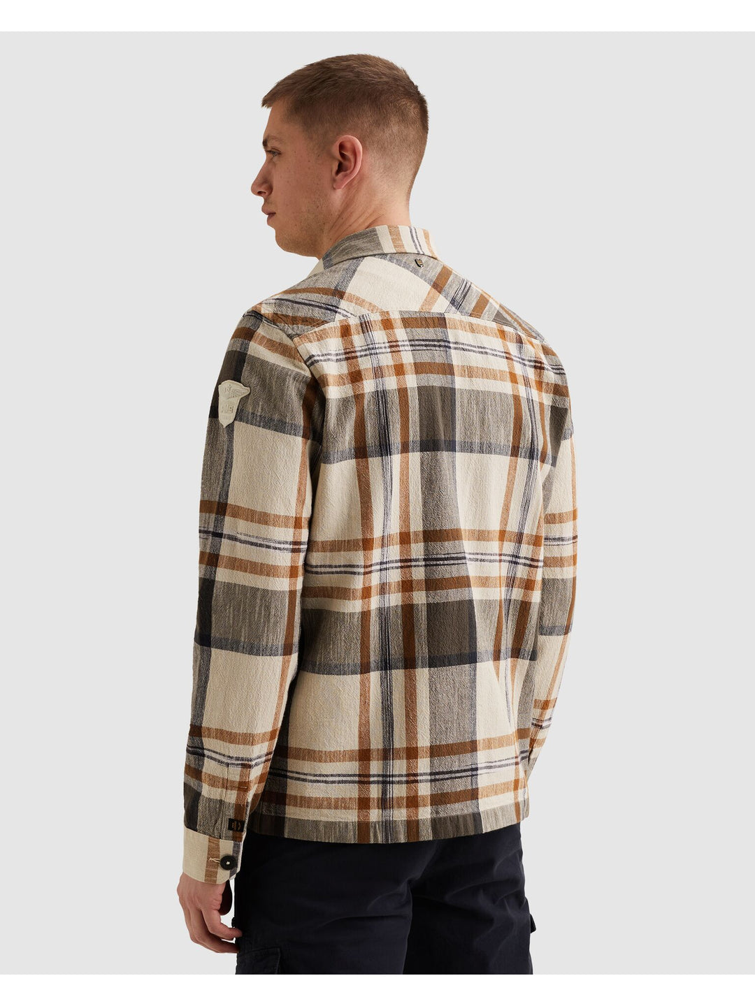 LONG SLEEVE SHIRT Big Check inject, Glazed Ginger 8127 Bild 5