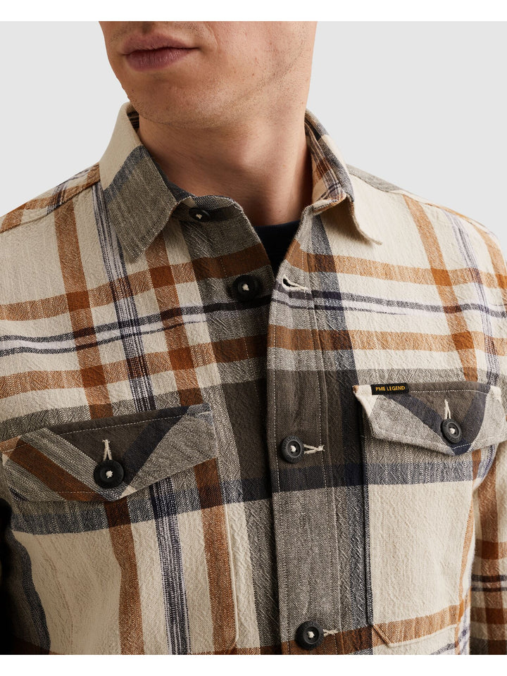 LONG SLEEVE SHIRT Big Check inject, Glazed Ginger 8127 Bild 6
