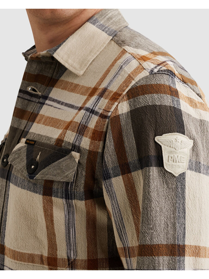 LONG SLEEVE SHIRT Big Check inject, Glazed Ginger 8127 Bild 7