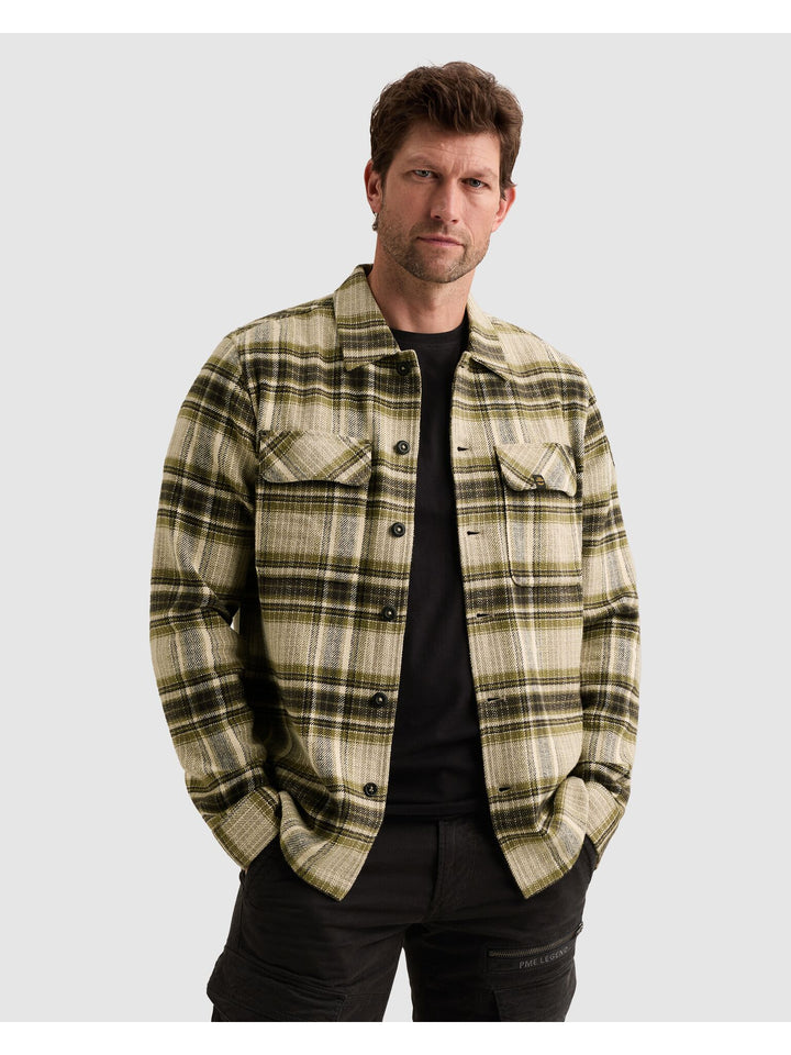 Long sleeve shirt Brushed YD soft, Loden Green 6380 Bild 1
