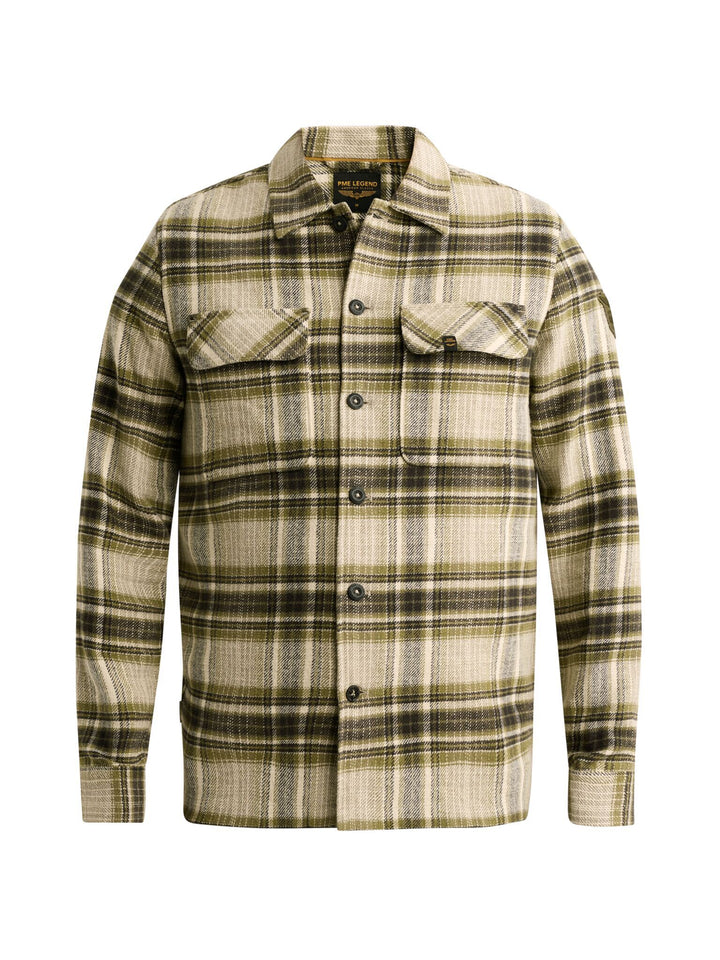 Long sleeve shirt Brushed YD soft, Loden Green 6380 Bild 1