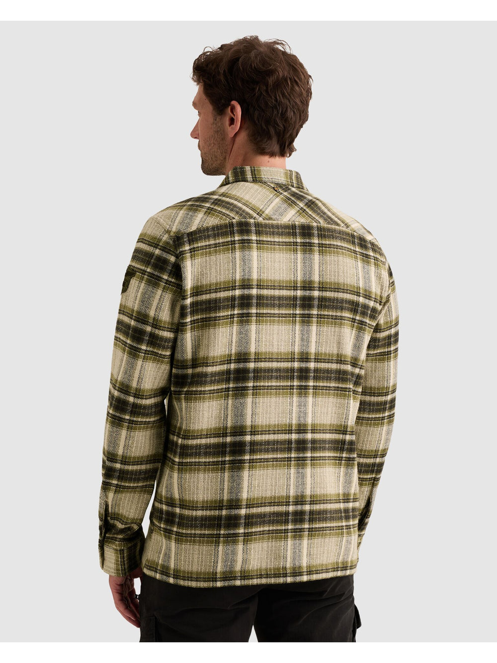 Long sleeve shirt Brushed YD soft, Loden Green 6380 Bild 2