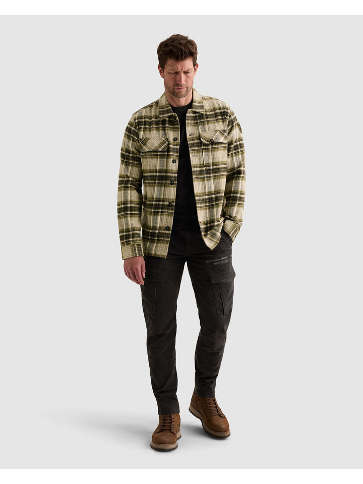 Long sleeve shirt Brushed YD soft, Loden Green 6380 Bild 3