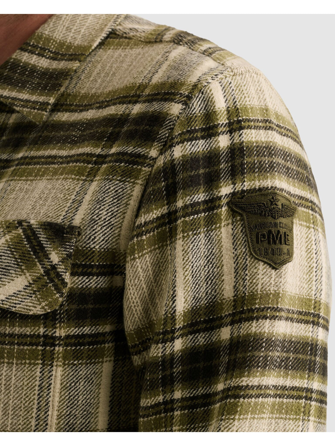 Long sleeve shirt Brushed YD soft, Loden Green 6380 Bild 7