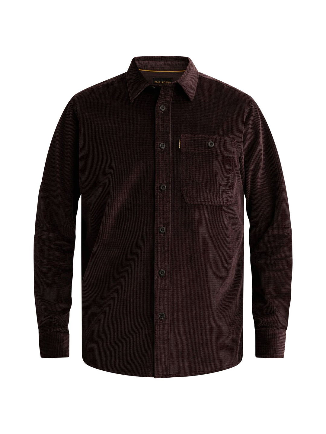 Long sleeve shirt Dobby Corduroy, Dark Aubergine 4357 Bild 1